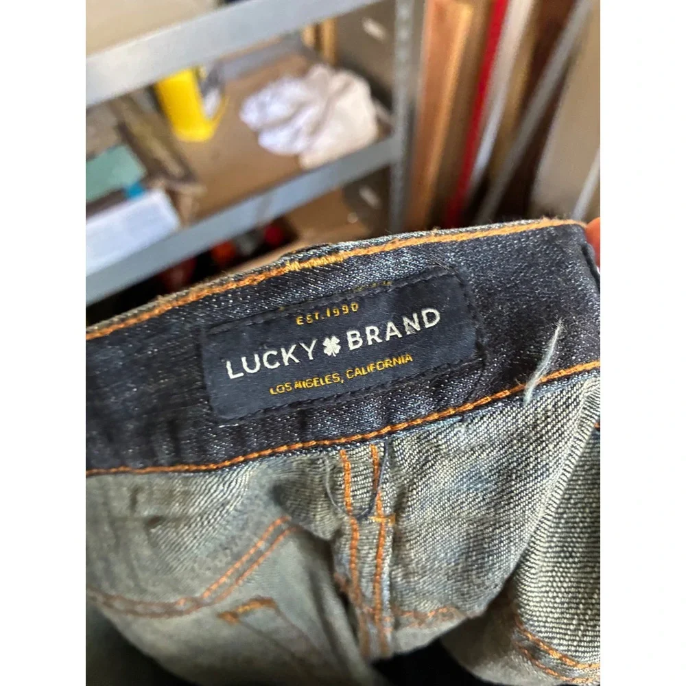 NWT Lucky Brand 367 Vintage Boot Jeans Mens 40x32 Riverneck Blue Denim 7M11743